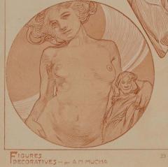 Alphonse Maria Mucha Alphonse Mucha Figures Decoratives Plate 23 - 3086805