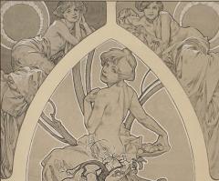 Alphonse Maria Mucha Alphonse Mucha Figures Decoratives Plate 4 - 3090735