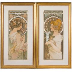 Alphonse Maria Mucha Alphonse Mucha La Plume et La Primevere Lithograph - 3902344