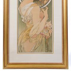 Alphonse Maria Mucha Alphonse Mucha La Plume et La Primevere Lithograph - 3902353