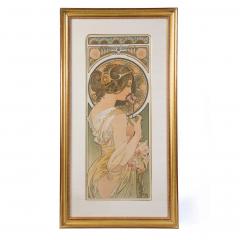 Alphonse Maria Mucha Alphonse Mucha La Plume et La Primevere Lithograph - 3902356