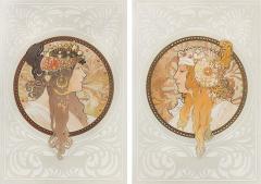 Alphonse Maria Mucha Byzantine Heads Lithographs by Alphonse Mucha - 318949