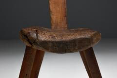 Alpine Folk Art Chair France 19th Century - 4401966