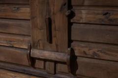 Alpine Monastic Bench with Folding Table France 19th Century - 4135127