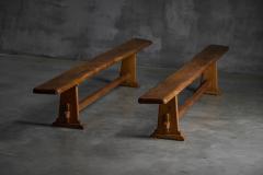 Alpine Rustic Benches France Mid 20th Century - 4271547