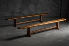 Alpine Rustic Benches France Mid 20th Century - 4271588