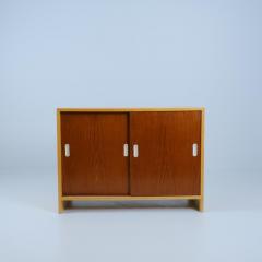 Alvar Aalto Aino Aalto Sliding Door Cabinet Model 217 in Birch and Teak Artek 1950s - 4248831