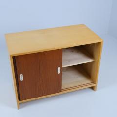 Alvar Aalto Aino Aalto Sliding Door Cabinet Model 217 in Birch and Teak Artek 1950s - 4248835