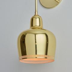 Alvar Aalto Alvar Aalto A330s Polished Brass Wall Light for Artek - 3000930