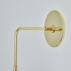 Alvar Aalto Alvar Aalto A330s White Metal and Brass Wall Light for Artek - 3000950