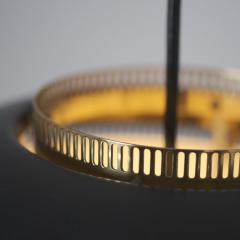 Alvar Aalto Alvar Aalto A332 Beehive Pendant in Brass Black Valaistusty Finland 1950s - 4637327