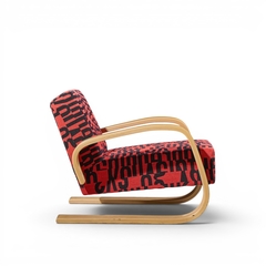 Alvar Aalto Alvar Aalto Armchair 400 Tank Mid Century Bentwood Lounge Chairs Pair - 4705345