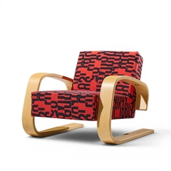 Alvar Aalto Alvar Aalto Armchair 400 Tank Mid Century Bentwood Lounge Chairs Pair - 4705423