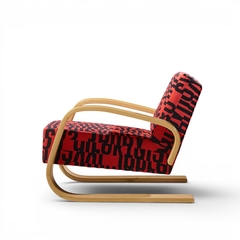 Alvar Aalto Alvar Aalto Armchair 400 Tank Mid Century Bentwood Lounge Chairs Pair - 4705424