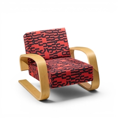 Alvar Aalto Alvar Aalto Armchair 400 Tank Mid Century Bentwood Lounge Chairs Pair - 4705429