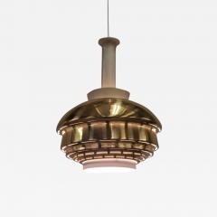 Alvar Aalto Alvar Aalto Ceiling Lamp Model A335B Brass White metal Valaistusty 1950s - 3985506