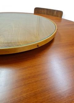 Alvar Aalto Alvar Aalto Dining Table with Lazy Susan B91 and 6 Chairs Model 66 Artek 1940s - 4173907