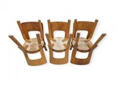 Alvar Aalto Alvar Aalto Dining Table with Lazy Susan B91 and 6 Chairs Model 66 Artek 1940s - 4173909
