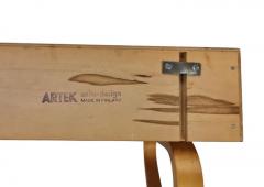 Alvar Aalto Alvar Aalto Entryway Console Mirror and Stool Set 1950s for Artek - 3933715