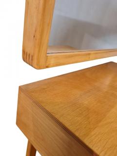 Alvar Aalto Alvar Aalto Entryway Console Mirror and Stool Set 1950s for Artek - 3933722