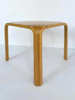 Alvar Aalto Alvar Aalto For Artek Finland Fan Leg End Side Tables Pair - 3974291