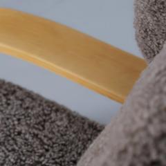 Alvar Aalto Alvar Aalto Highback Tank Arm Chair Model A 38 in Sheepskin Artek 1940s - 4502074