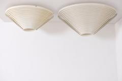 Alvar Aalto Alvar Aalto Large White Flush Mount Model A 622 A Valaisinpaja Artek 1980s - 4717264