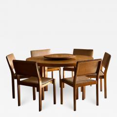 Alvar Aalto Alvar Aalto Model 91 Dining Table Six Chairs by Finmar Circa 1940 - 2640501