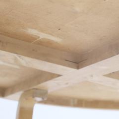 Alvar Aalto Alvar Aalto Model 91 Dining Table with Rotating Lazy Susan Tray Finland 1940s - 4810856