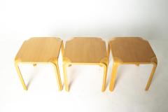 Alvar Aalto Alvar Aalto Model X601 Fan Leg Side Table for Artek Finland 3 available  - 4794662