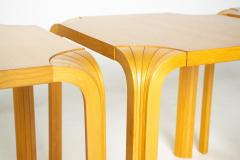 Alvar Aalto Alvar Aalto Model X601 Fan Leg Side Table for Artek Finland 3 available  - 4794666