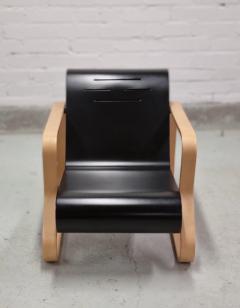 Alvar Aalto Alvar Aalto Paimio 41 Lounge Chair in Black and Birch Artek 1960s - 4087472