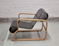 Alvar Aalto Alvar Aalto Paimio 41 Lounge Chair in Black and Birch Artek 1960s - 4087474
