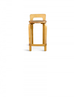 Alvar Aalto Alvar Aalto Set of K65 Stools in Laminated Birch by Artek Finland in 1950s - 2814691