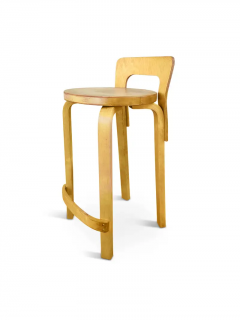 Alvar Aalto Alvar Aalto Set of K65 Stools in Laminated Birch by Artek Finland in 1950s - 2814706