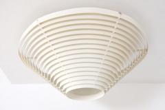 Alvar Aalto Alvar Aalto Slatted White Flush Mount Model A 622 B Valaisinpaja Artek 1980s - 4717253