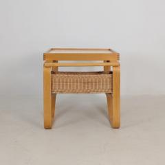Alvar Aalto Alvar Aalto Tea Trolley 900 Birch Rattan White Tiles Artek Finland 1960s - 4649385