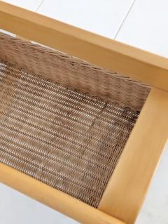 Alvar Aalto Alvar Aalto Tea Trolley 900 Birch Rattan White Tiles Artek Finland 1960s - 4649390