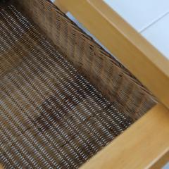 Alvar Aalto Alvar Aalto Tea Trolley Model 900 White Tiles Birch Rattan Artek 1960s - 4230836