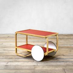 Alvar Aalto Alvar Aalto Tea Trolley model 901 for Artek in Birch Wood and Red Laminate - 2802418