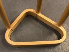 Alvar Aalto Alvar Aalto Triangular Umbrella Stand in Birch and Brass Artek 1970s - 4107798