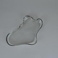 Alvar Aalto Alvar Aalto Vase Model 9748 Iittala 1956 Clear Glass Blown into Wooden Mold - 4173918