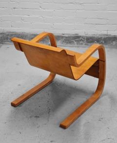 Alvar Aalto Early Alvar Aalto Spring Chair Model 42 Bent Plywood and Birch Artek 1940s - 4173894