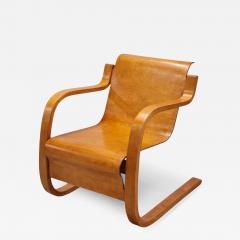 Alvar Aalto Early Alvar Aalto Spring Chair Model 42 Bent Plywood and Birch Artek 1940s - 4192173