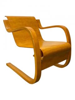 Alvar Aalto Early Alvar Aalto Spring Chair Model 42 Bent Plywood and Birch Artek 1950s - 3947526