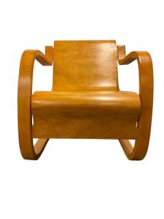 Alvar Aalto Early Alvar Aalto Spring Chair Model 42 Bent Plywood and Birch Artek 1950s - 3947527