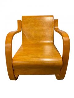 Alvar Aalto Early Alvar Aalto Spring Chair Model 42 Bent Plywood and Birch Artek 1950s - 3947529