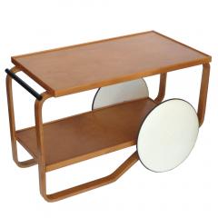 Alvar Aalto Early Excellent Original Birch Alvar Aalto Bar Cart - 294752