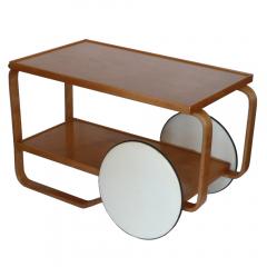 Alvar Aalto Early Excellent Original Birch Alvar Aalto Bar Cart - 294756