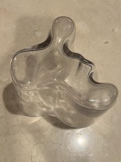 Alvar Aalto ICONIC EARLY CLEAR GLASS ALVAR AALTO MODERNIST VASE - 3966576